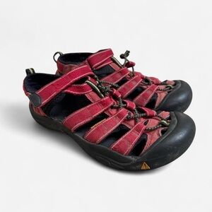 KEEN Newport waterproof sandals - red